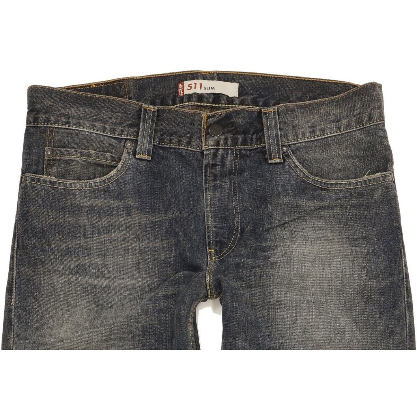 Levi's 511 Men Blue Straight Slim Jeans W36 L30