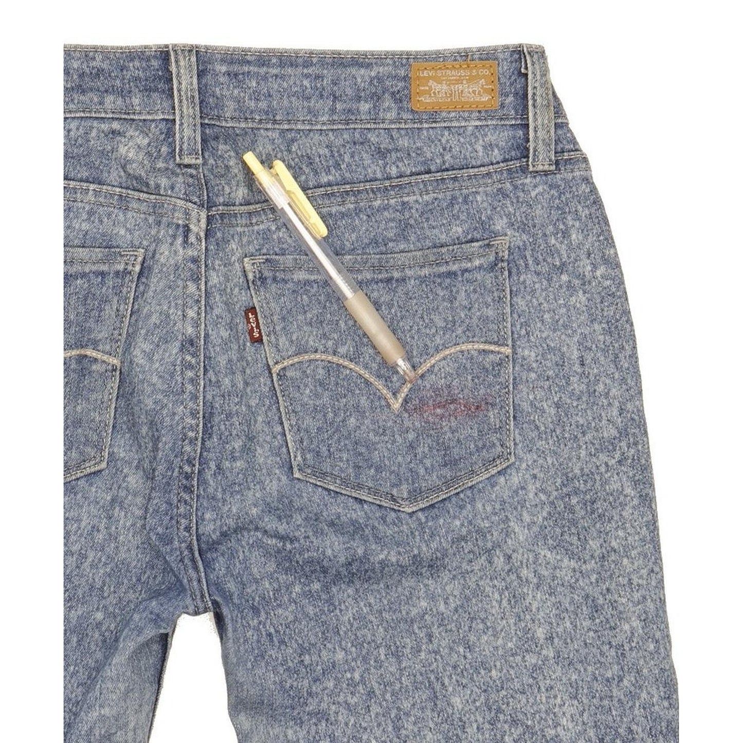 Levi's Legging Women Blue Skinny Slim Stretch Jeans W28 L30