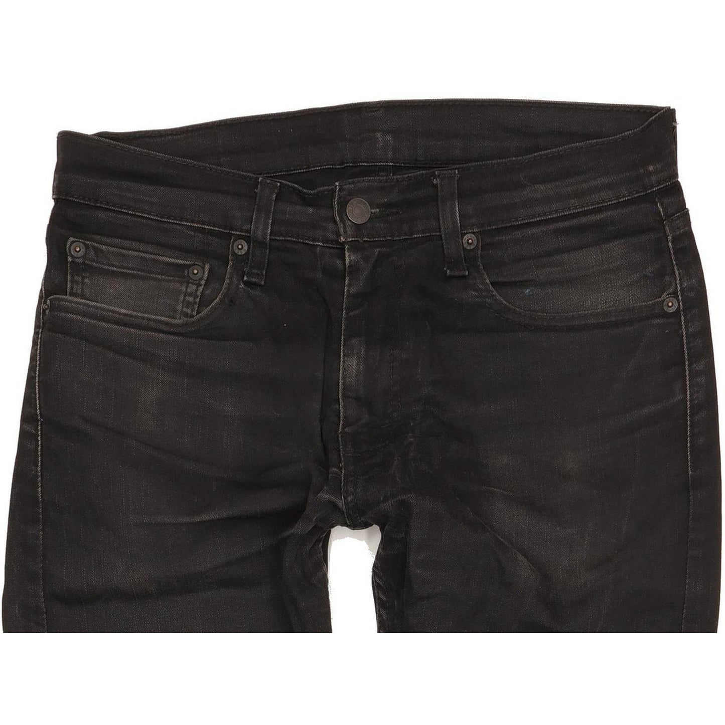 Levi's 512 Men Black Tapered Slim Stretch Jeans W32 L31