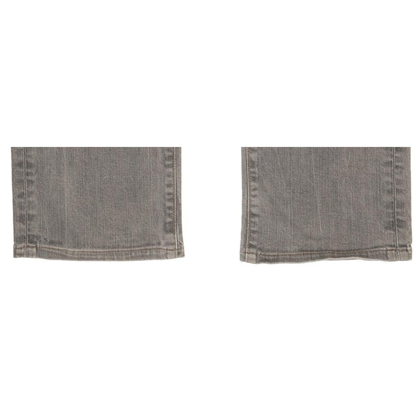 Levi's 504 Men Grey Straight Regular Stretch Jeans W33 L28