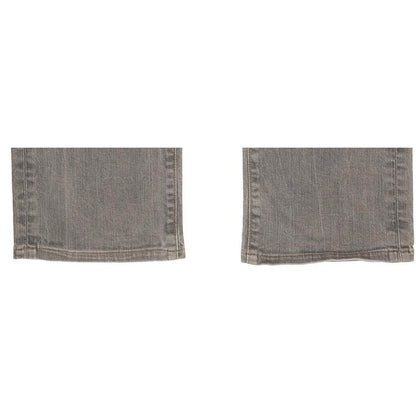 Levi's 504 Men Grey Straight Regular Stretch Jeans W33 L28