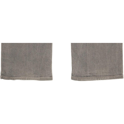 Levi's 504 Men Grey Straight Regular Stretch Jeans W33 L28