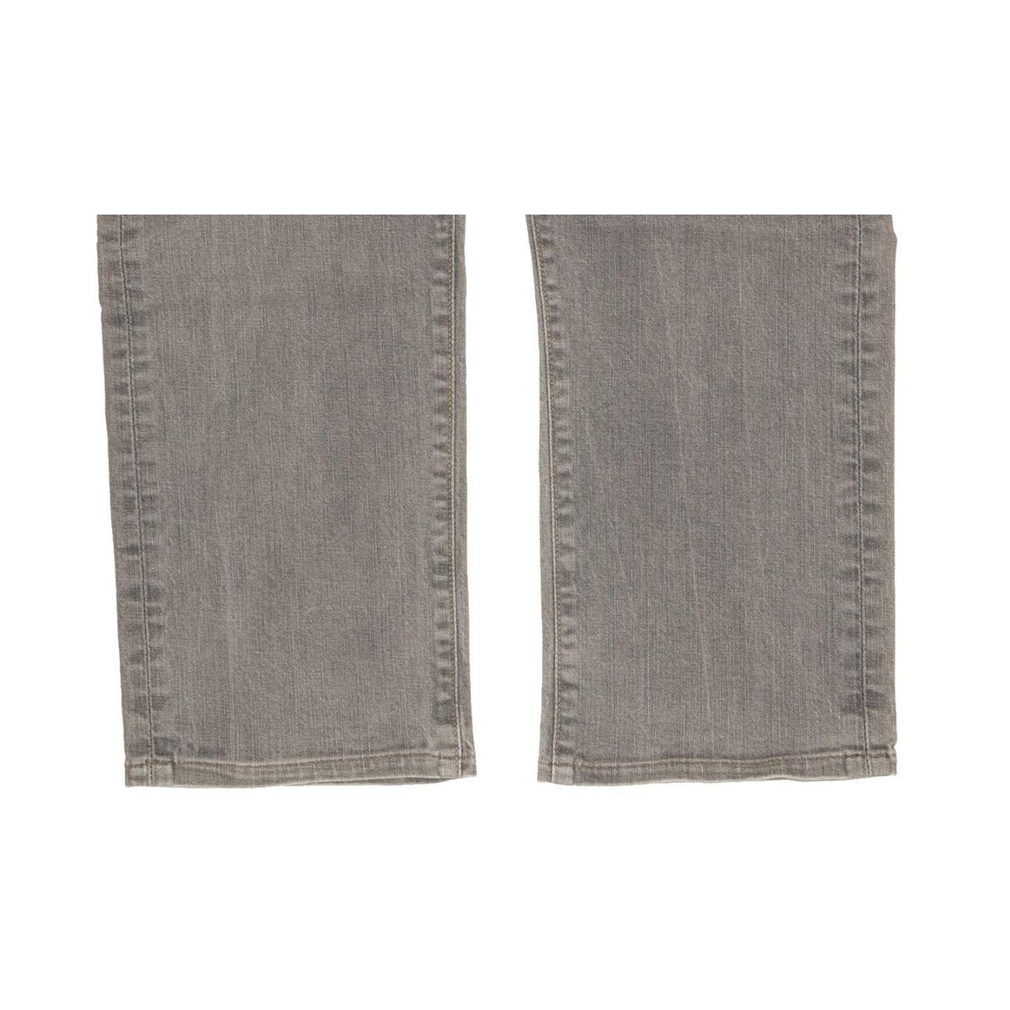 Levi's 504 Men Grey Straight Regular Stretch Jeans W33 L28