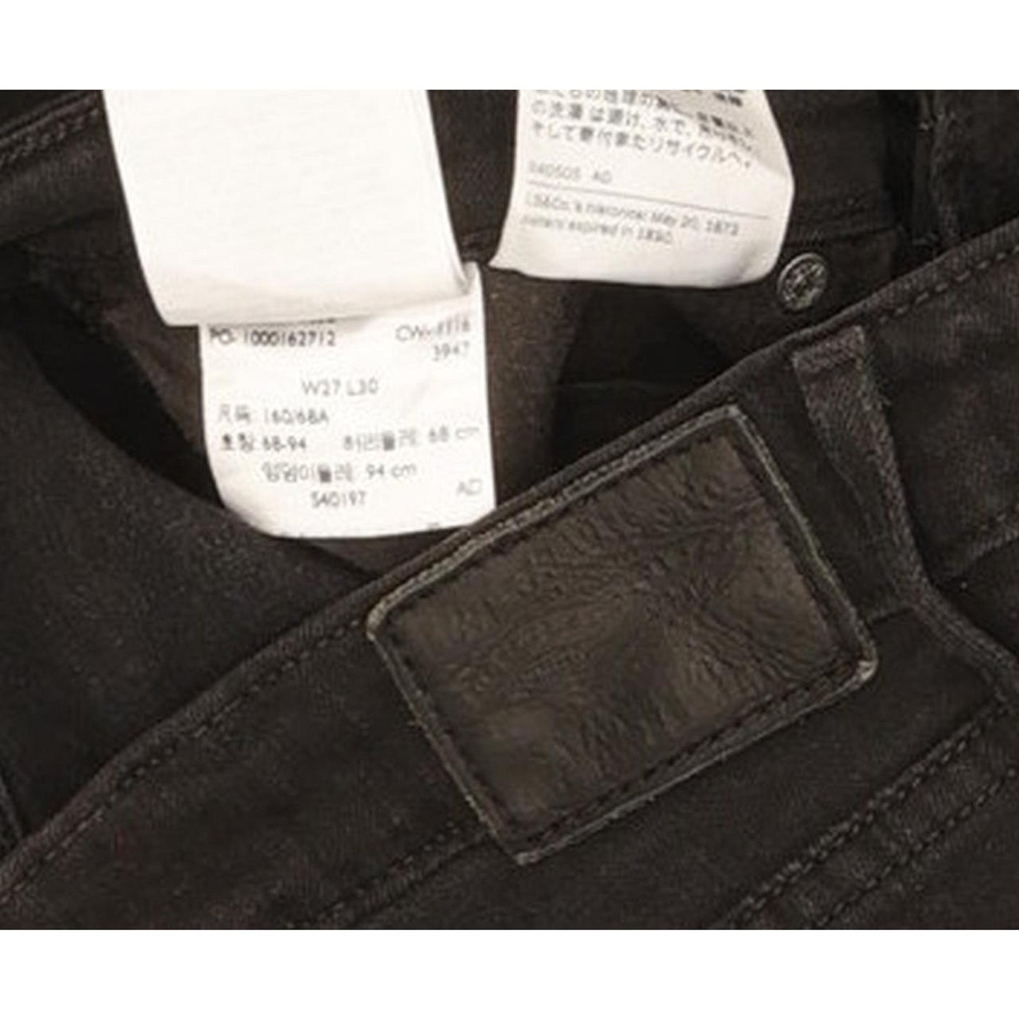Levi's 711 Women Black Skinny Slim Stretch Jeans W27 L29