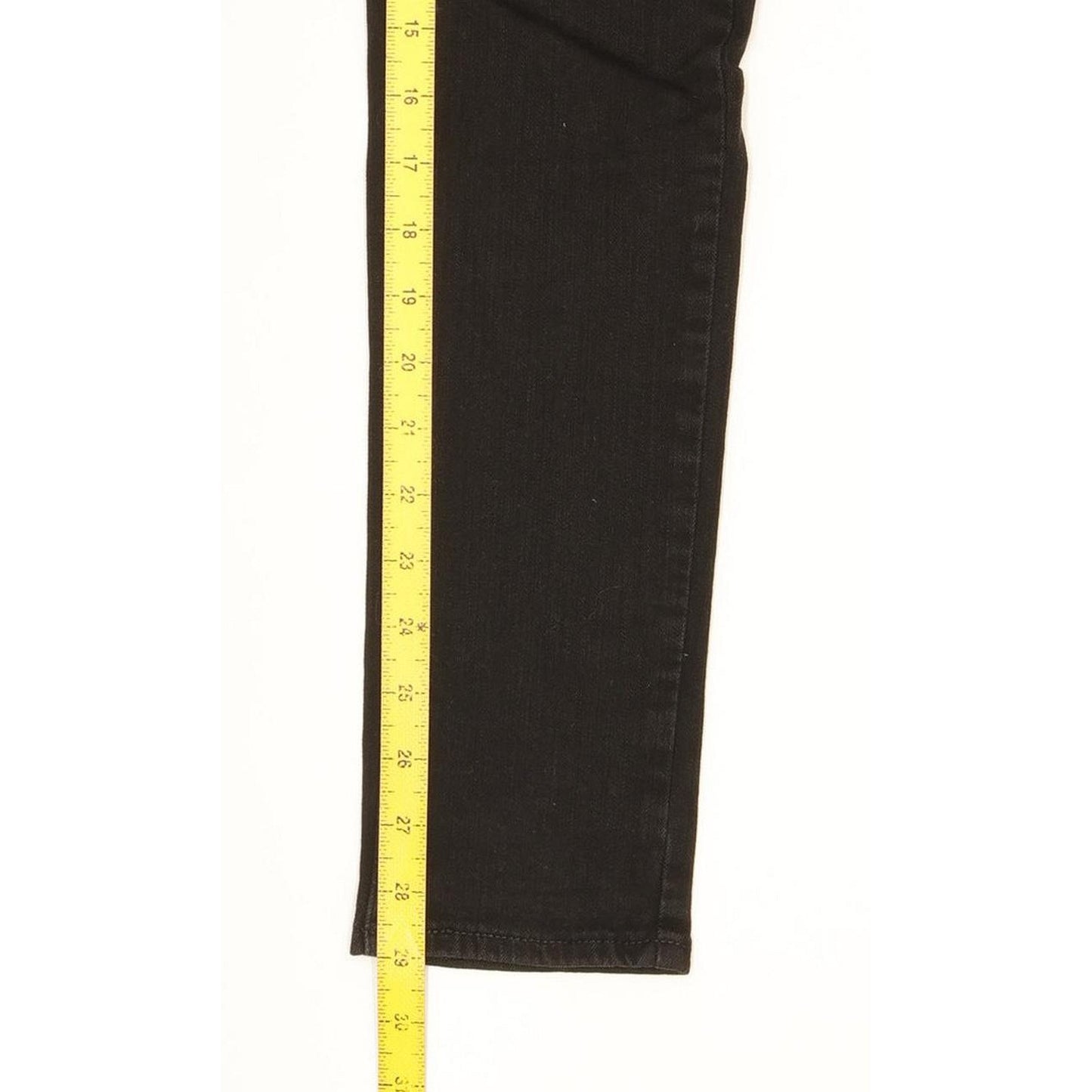 Levi's 711 Women Black Skinny Slim Stretch Jeans W27 L29