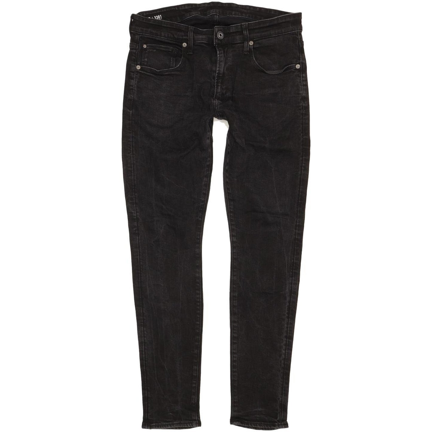 G-Star 3301-A Men Black Skinny Slim Stretch Jeans W34 L31