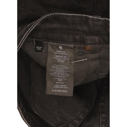 G-Star 3301-A Men Black Skinny Slim Stretch Jeans W34 L31