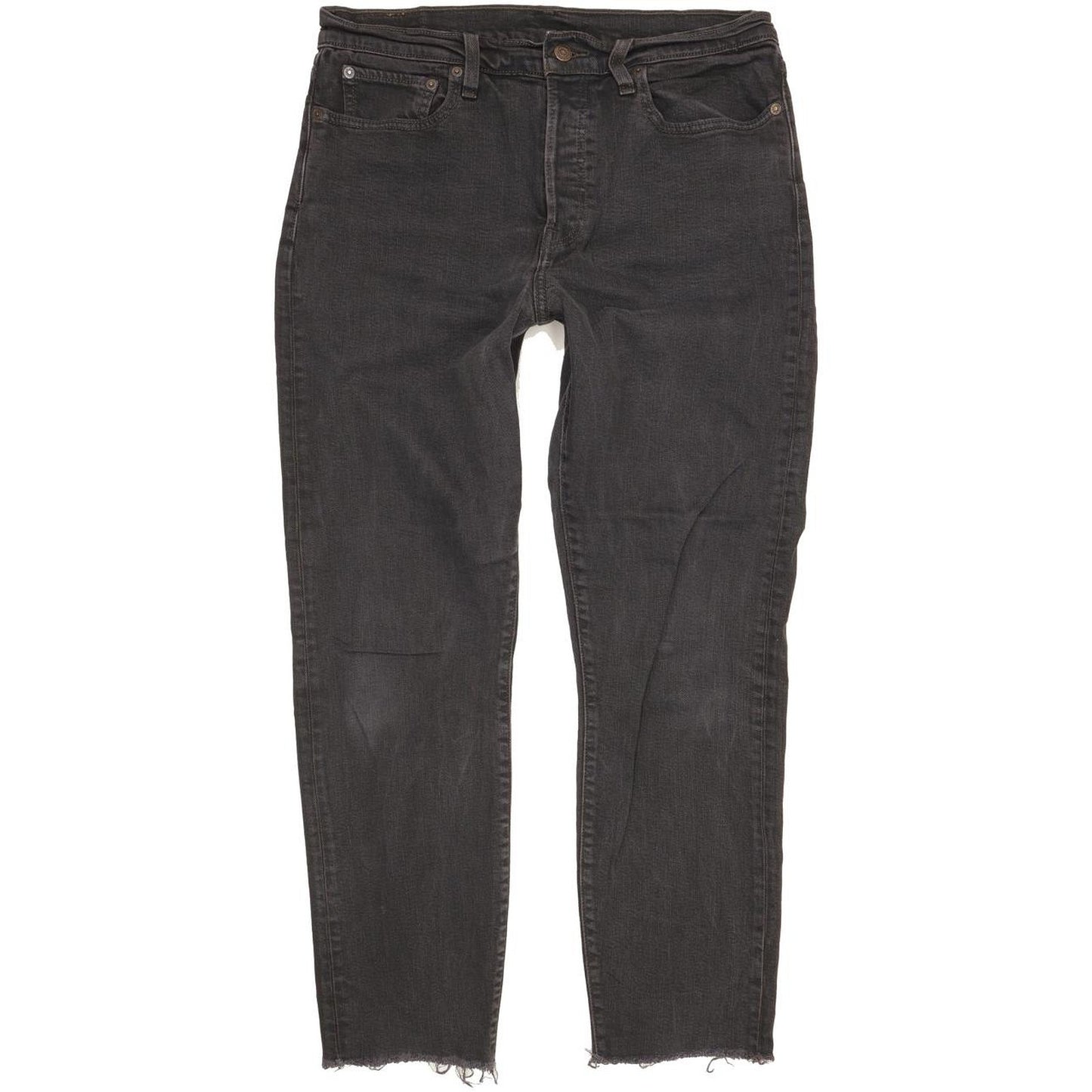 Levi's Men Black Straight Slim Stretch Jeans W32 L28