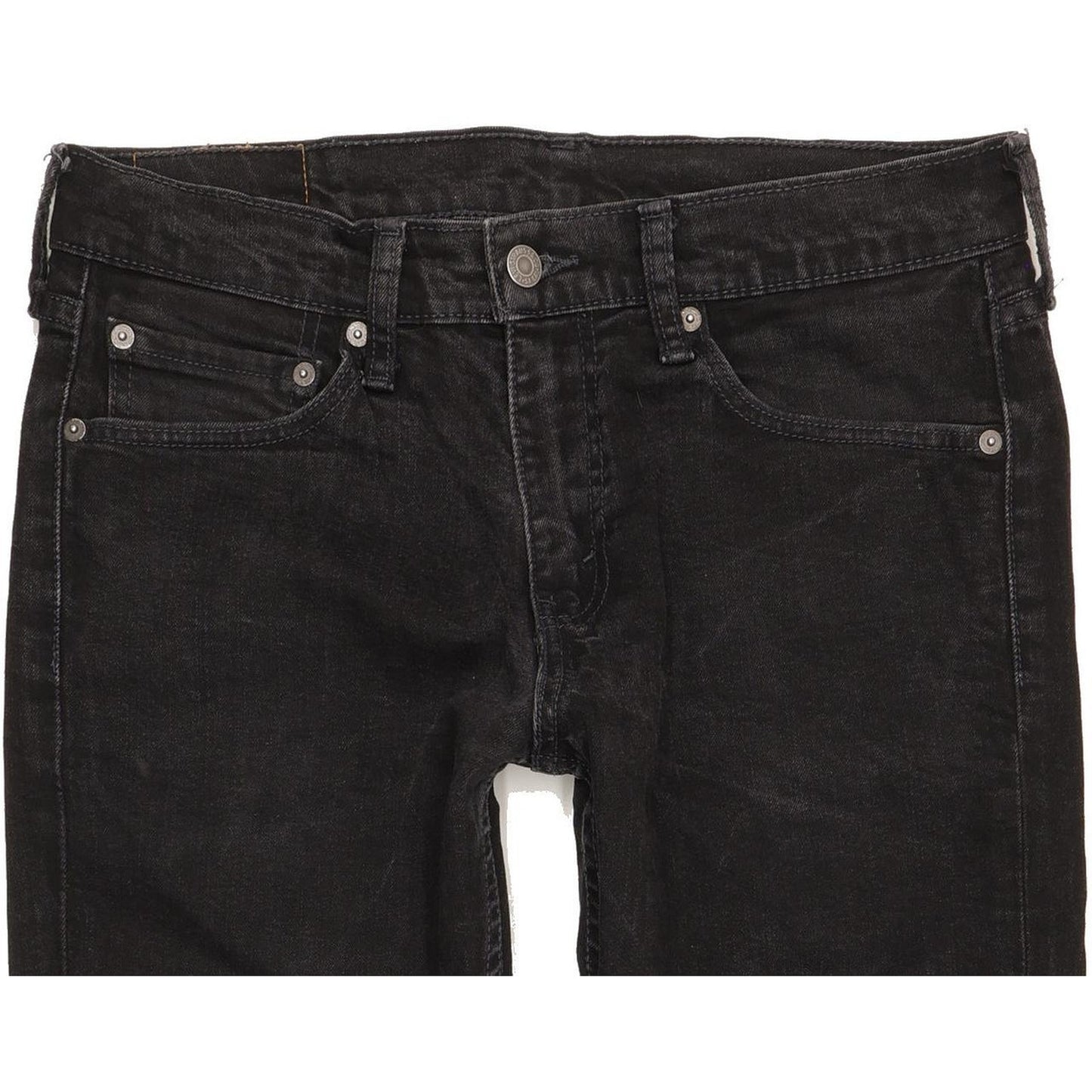 Levi's 511 Men Black Straight Slim Stretch Jeans W32 L31