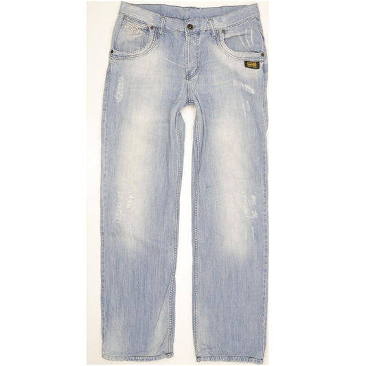 G-Star Men Blue Straight Regular Jeans W34 L32