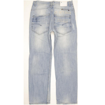 G-Star Men Blue Straight Regular Jeans W34 L32