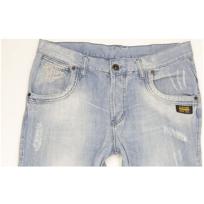 G-Star Men Blue Straight Regular Jeans W34 L32