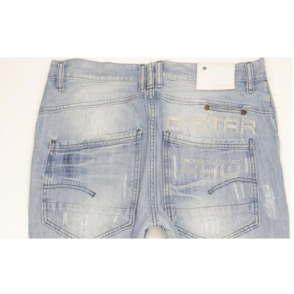 G-Star Men Blue Straight Regular Jeans W34 L32