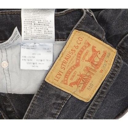 Levi's 510 Women Navy Skinny Slim Jeans W31 L30