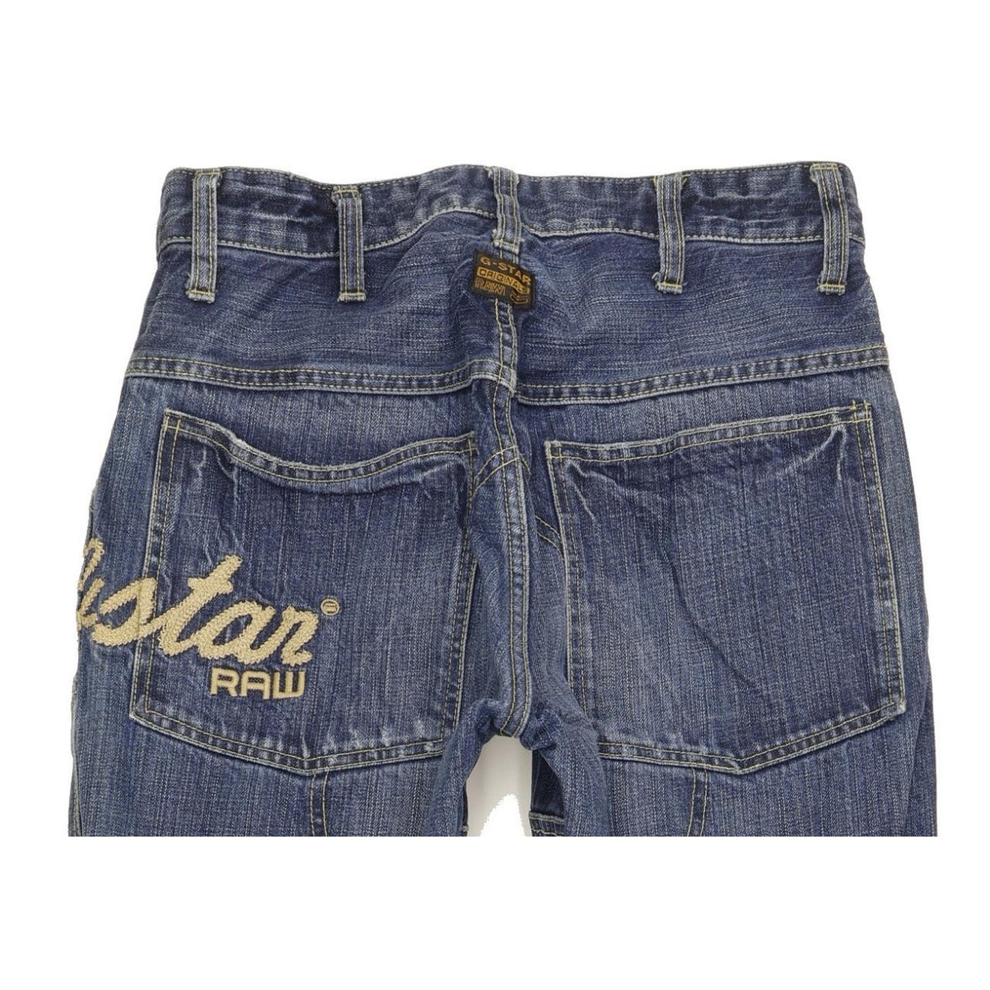 G-Star Men Blue Straight Regular Jeans W30 L31
