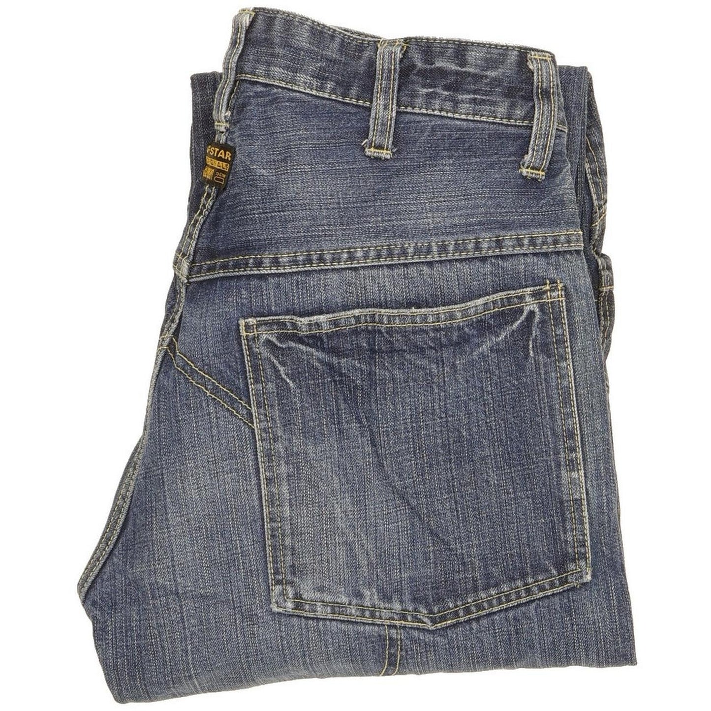 G-Star Men Blue Straight Regular Jeans W30 L31