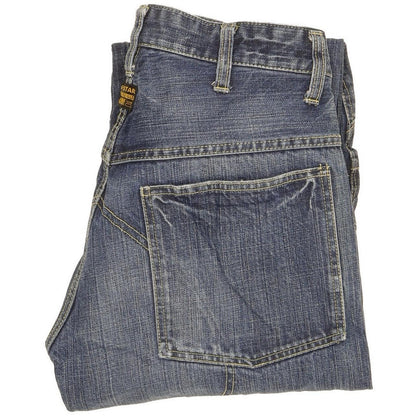 G-Star Men Blue Straight Regular Jeans W30 L31