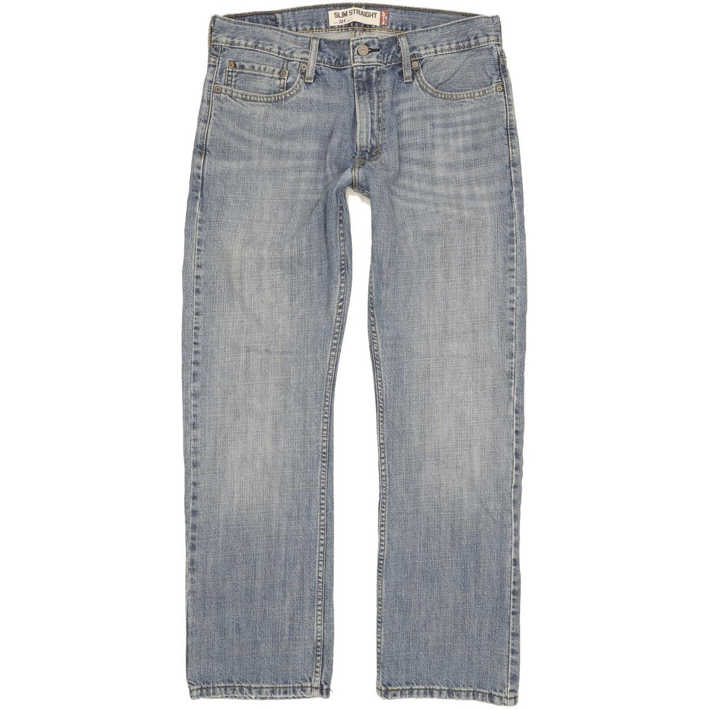 Levi's 514 Men Blue Straight Slim Jeans W34 L31
