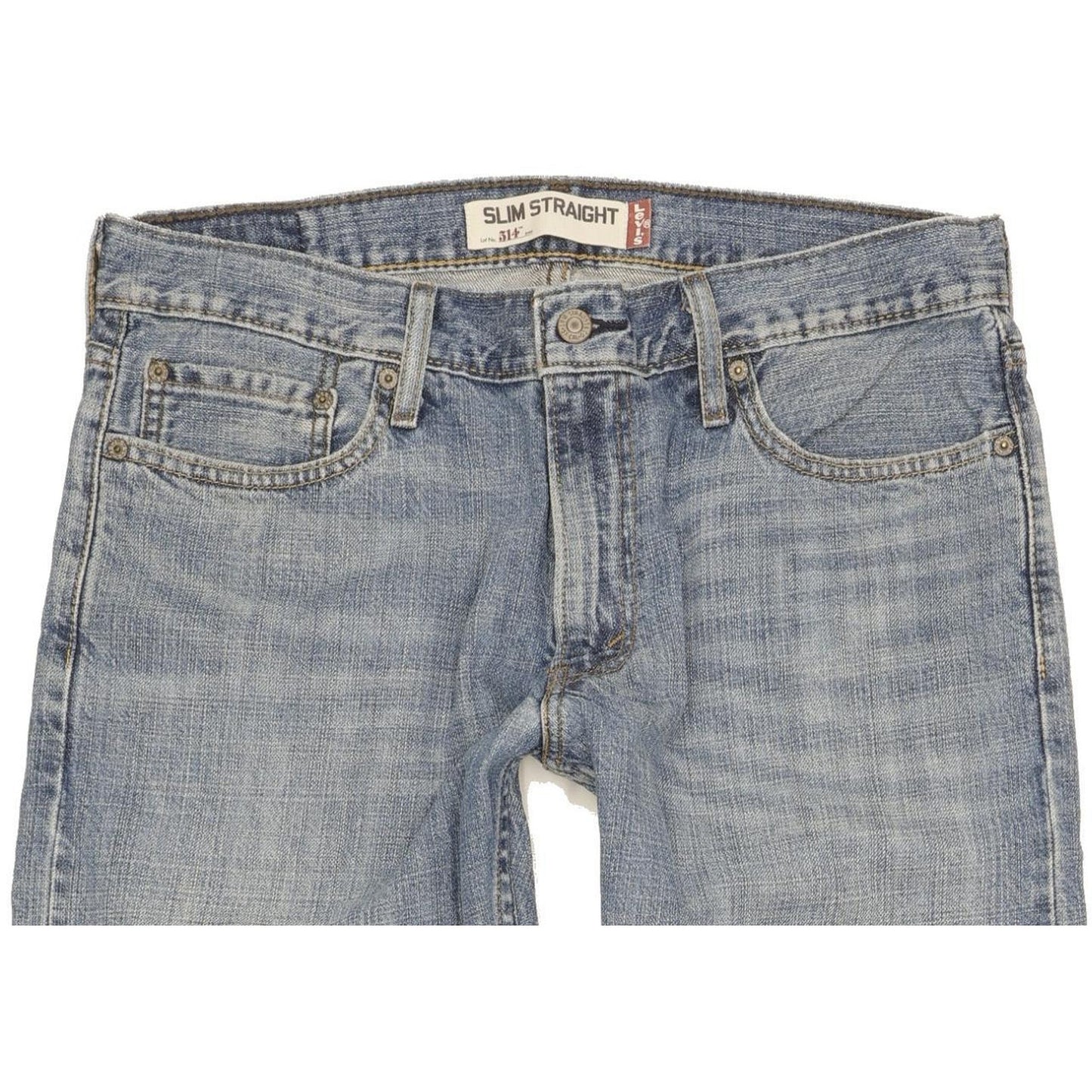 Levi's 514 Men Blue Straight Slim Jeans W34 L31