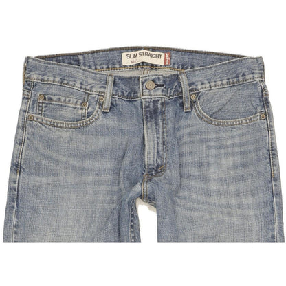 Levi's 514 Men Blue Straight Slim Jeans W34 L31