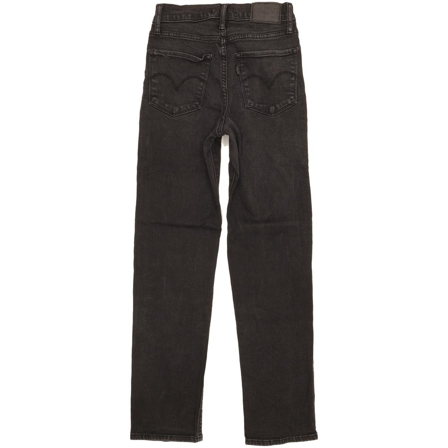 Levi's 724 Women Black Straight Slim Stretch Jeans W26 L27