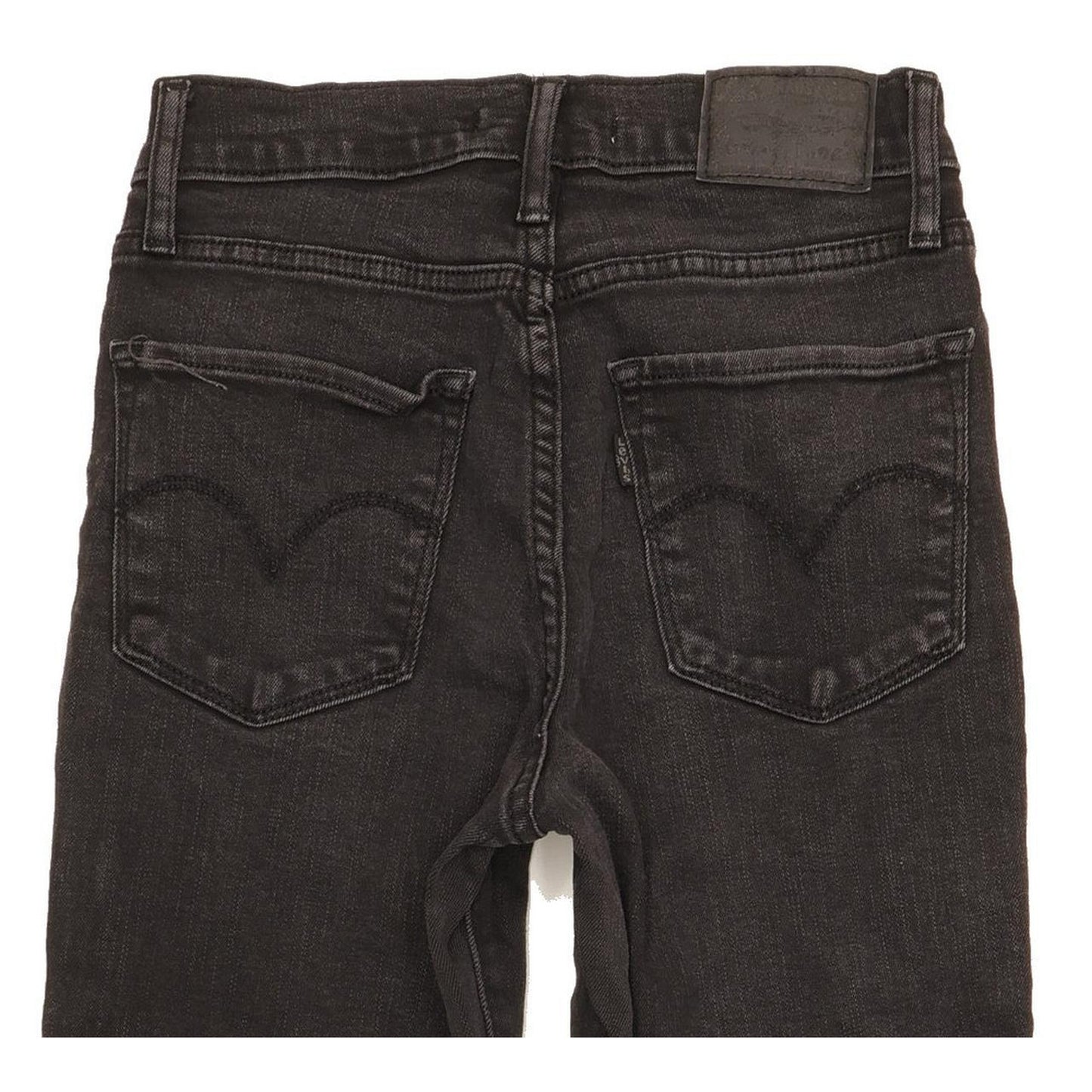 Levi's 724 Women Black Straight Slim Stretch Jeans W26 L27
