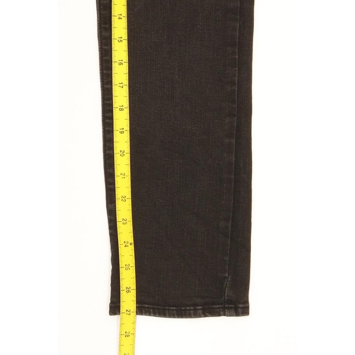 Levi's 724 Women Black Straight Slim Stretch Jeans W26 L27