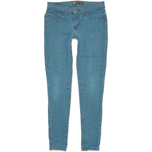 Levi's Legging Women Blue Skinny Slim Stretch Jeans W27 L30