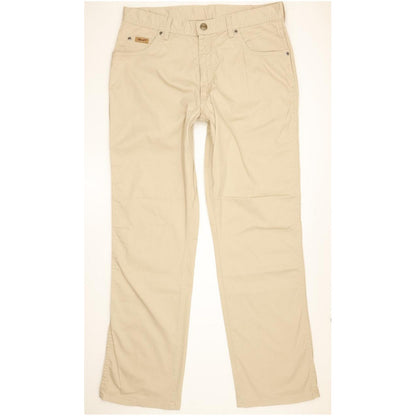 Wrangler Texas Men Beige Straight Regular Stretch Jeans W35 L32