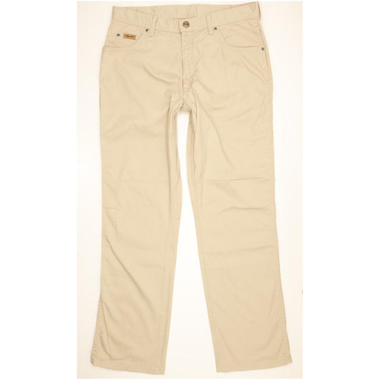 Wrangler Texas Men Beige Straight Regular Stretch Jeans W35 L32