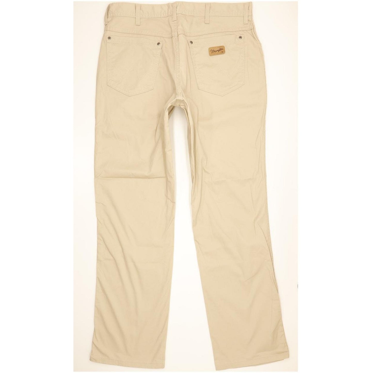 Wrangler Texas Men Beige Straight Regular Stretch Jeans W35 L32