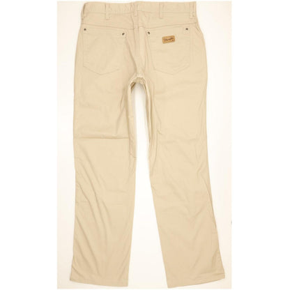 Wrangler Texas Men Beige Straight Regular Stretch Jeans W35 L32