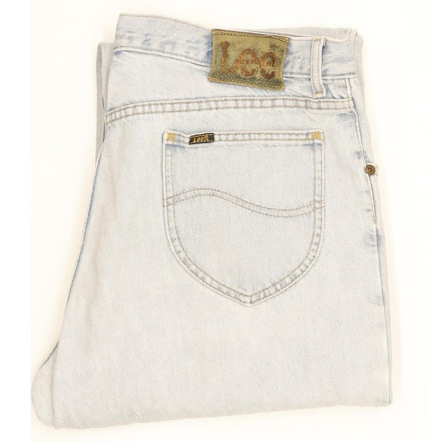 Lee Brooklyn Men Blue Straight Regular Jeans W34 L32
