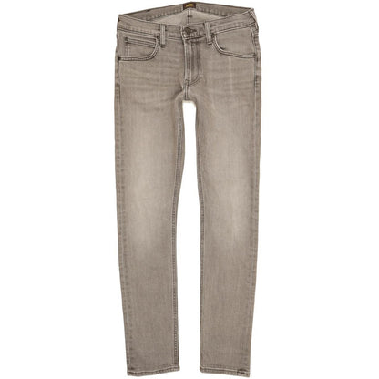 Lee Luke Men Grey Skinny Slim Stretch Jeans W30 L31