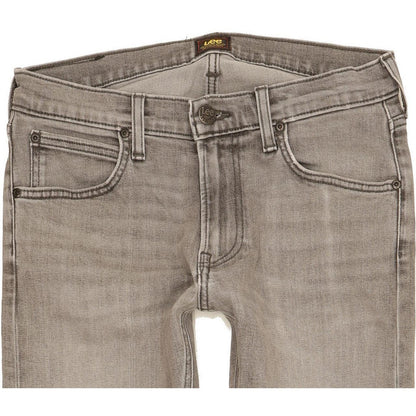 Lee Luke Men Grey Skinny Slim Stretch Jeans W30 L31