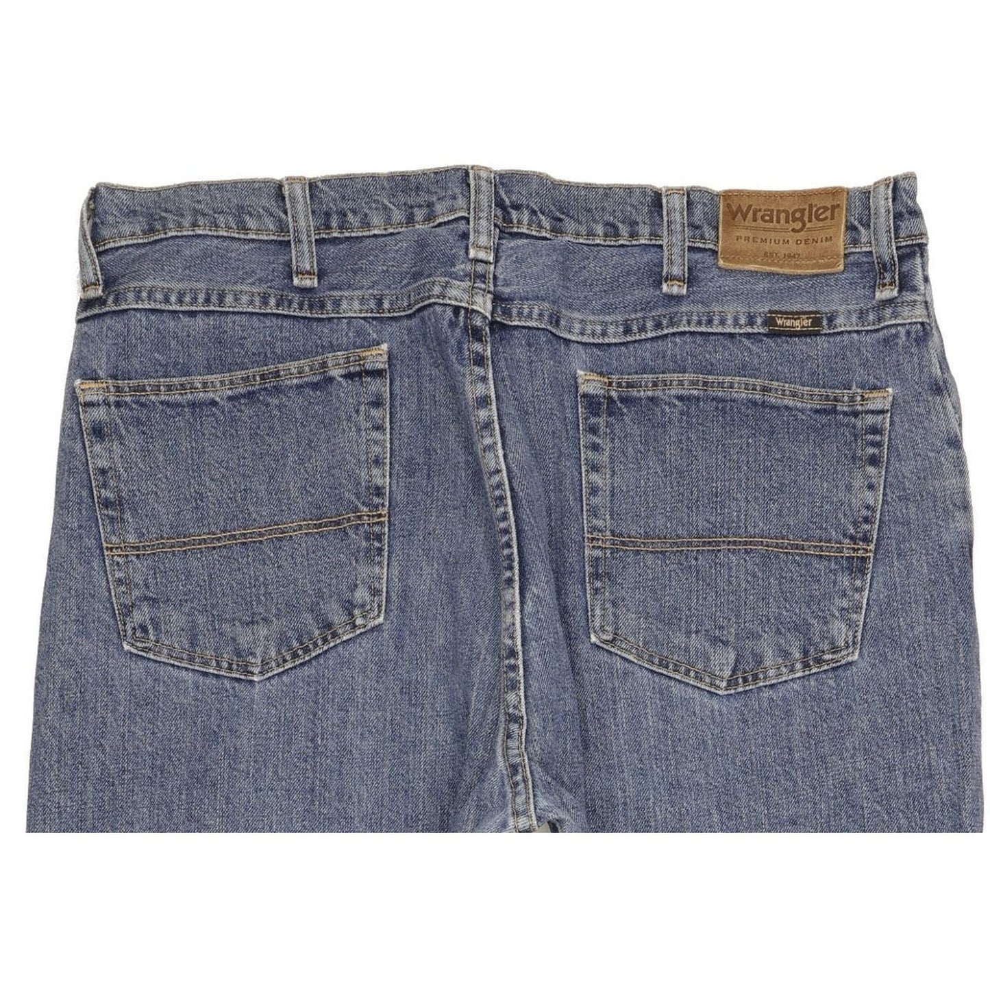 Wrangler Men Blue Straight Relaxed Jeans W36 L32