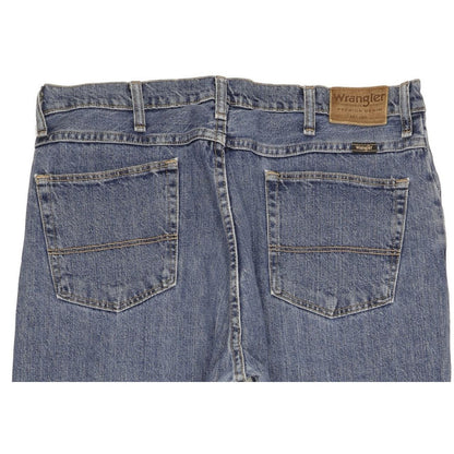 Wrangler Men Blue Straight Relaxed Jeans W36 L32