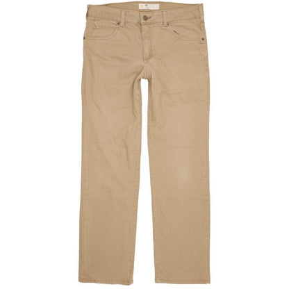 Lee Men Brown Straight Regular Stretch Jeans W34 L33