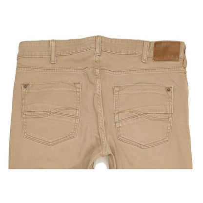 Lee Men Brown Straight Regular Stretch Jeans W34 L33