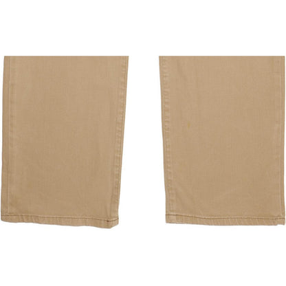 Lee Men Brown Straight Regular Stretch Jeans W34 L33