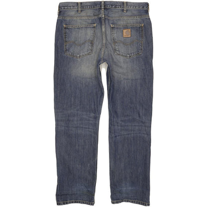 Carhartt Texas Men Blue Straight Regular Jeans W35 L31