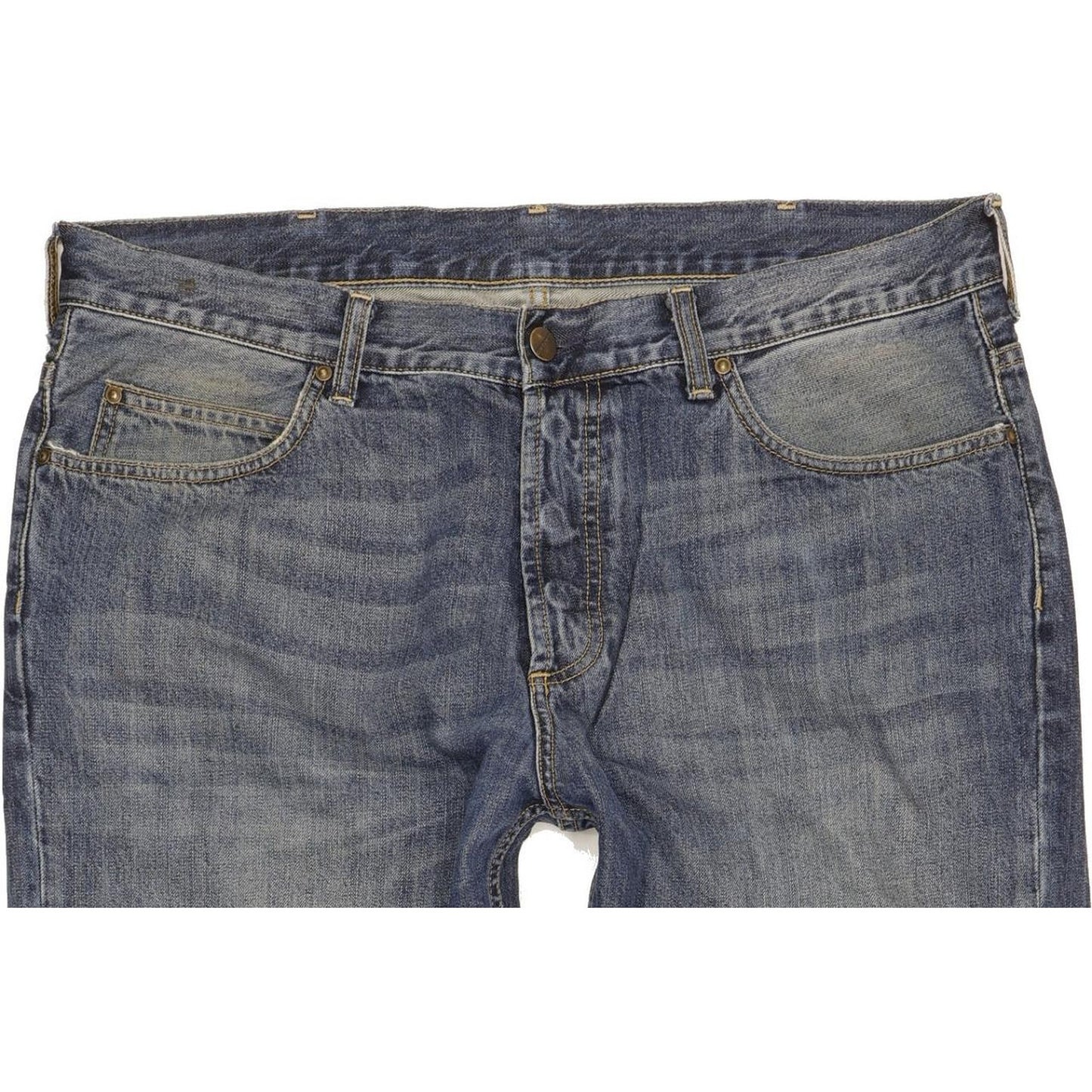 Carhartt Texas Men Blue Straight Regular Jeans W35 L31
