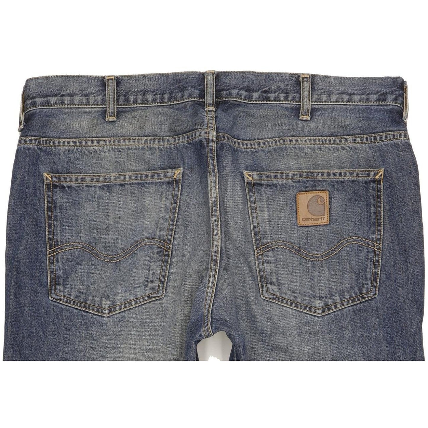 Carhartt Texas Men Blue Straight Regular Jeans W35 L31
