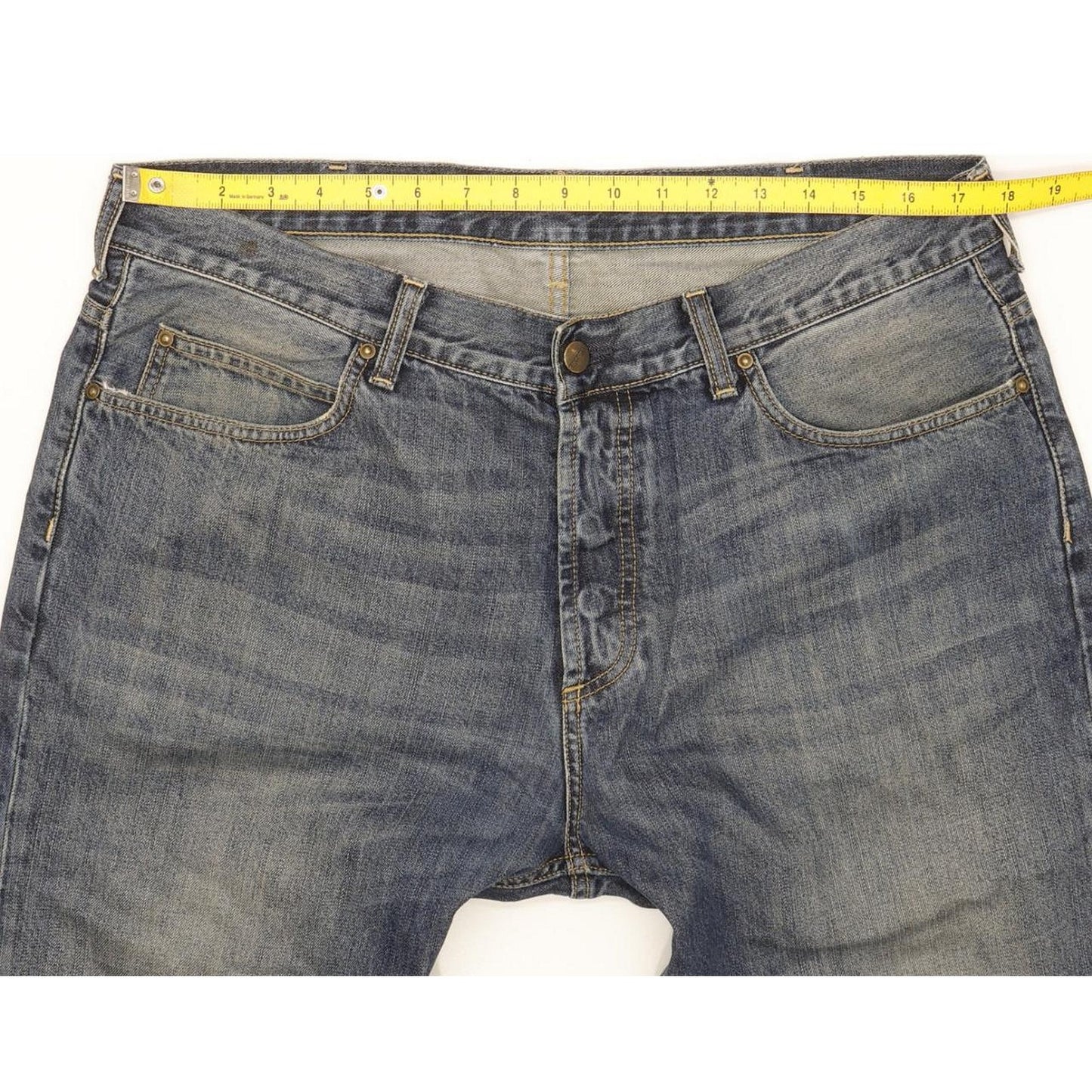 Carhartt Texas Men Blue Straight Regular Jeans W35 L31