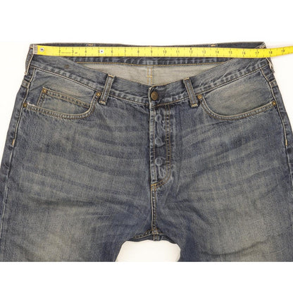 Carhartt Texas Men Blue Straight Regular Jeans W35 L31