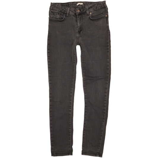 Levi's 711 Women Charcoal Skinny Slim Stretch Jeans W28 L30
