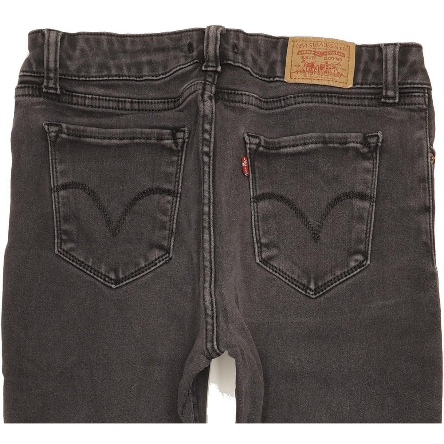 Levi's 711 Women Charcoal Skinny Slim Stretch Jeans W28 L30