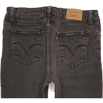 Levi's 711 Women Charcoal Skinny Slim Stretch Jeans W28 L30