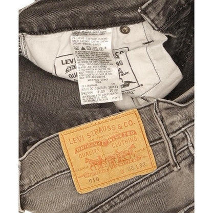 Levi's 510 Men Grey Skinny Slim Stretch Jeans W28 L29
