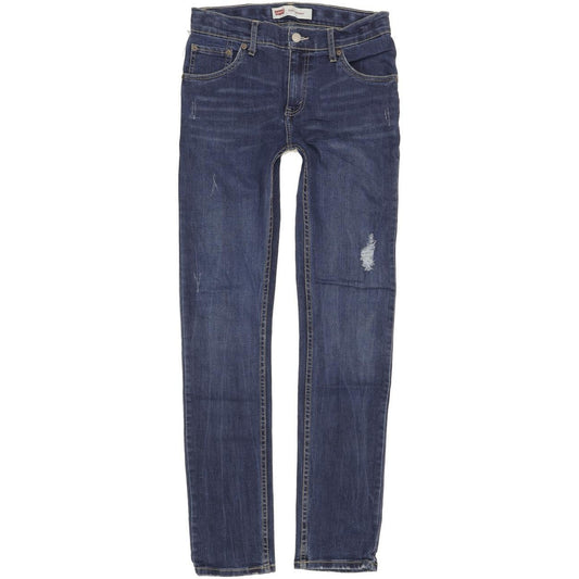 Levi's 510 Kids Blue Skinny Slim Stretch Jeans W28 L32